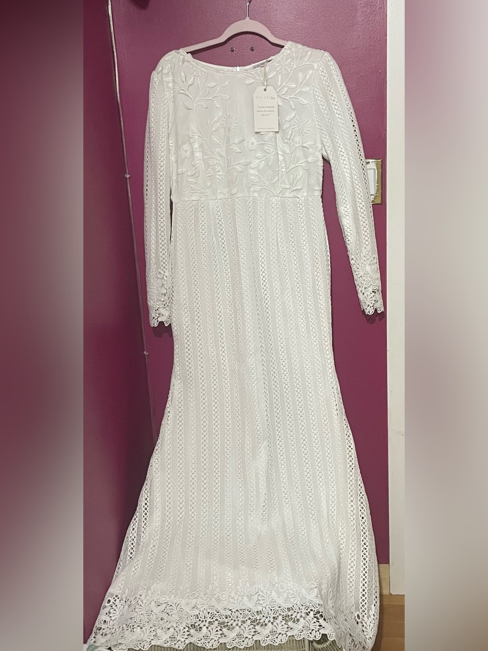 COPY - Ivy City Co Beautiful Maxi Crochet Dress